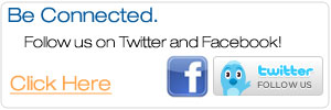 Follow us on Facebook & Twitter